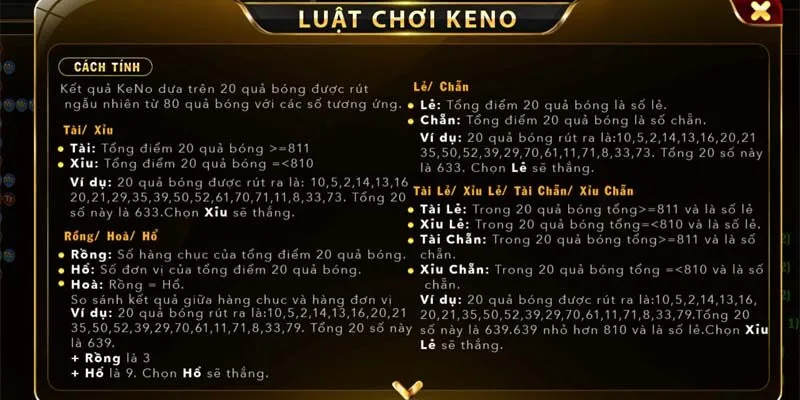 05 Cách Chơi Keno Go88 Hiệu Quả Húp Tiền Khủng Tìm hiểu luật chơi Keno Go88 mới nhất năm 2024