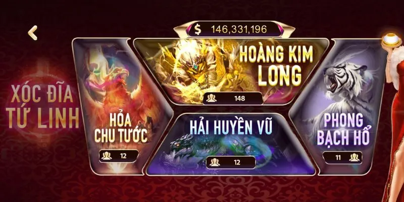 Xóc Đĩa Tứ Linh Go88 là gì? Khám phá 4 phòng game chơi vui hết cỡ Xóc Đĩa Tứ Linh có 4 phòng game sôi nổi cho phép anh em thỏa sức chơi cược